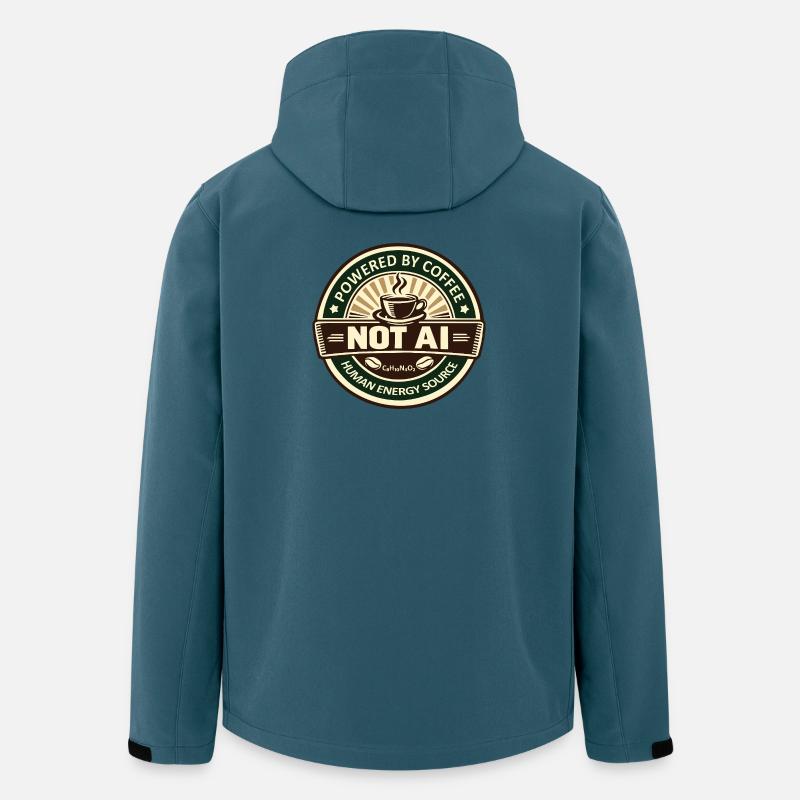 powered by coffee - Men’s Recycled Softshell Jacket by Stanley/Stella - stargazer