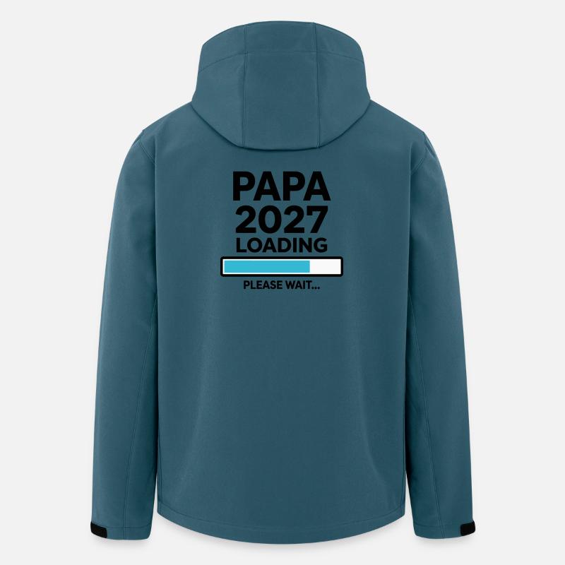 Daddy-to-be 2027 Loading - Men’s Recycled Softshell Jacket by Stanley/Stella - stargazer