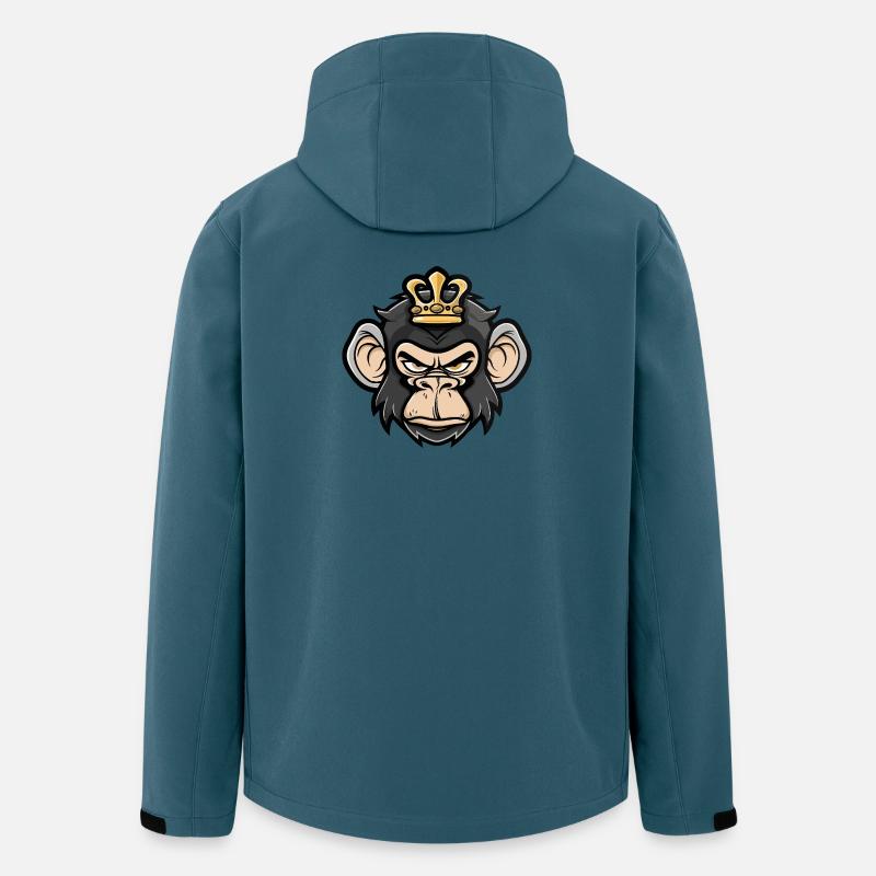 Monkey Head Crown - Men’s Recycled Softshell Jacket by Stanley/Stella - stargazer