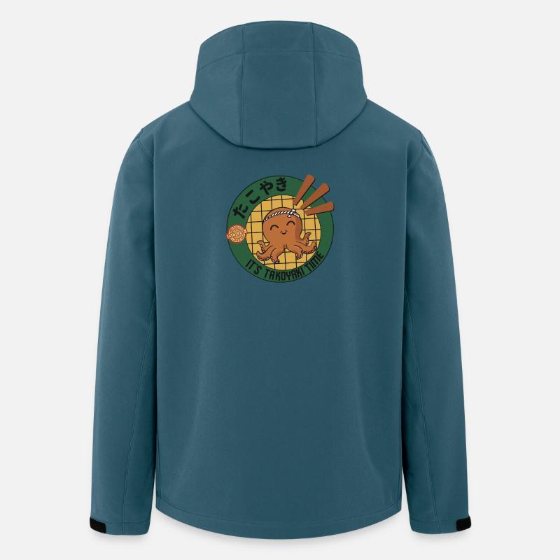 It's Takoyaki Time - Recycelte Männer Softshell-Jacke von Stanley/Stella - Dunkles Petrol