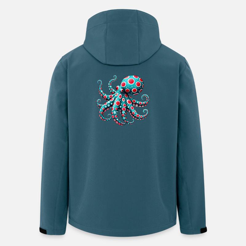 Octopus - Men’s Recycled Softshell Jacket by Stanley/Stella - stargazer