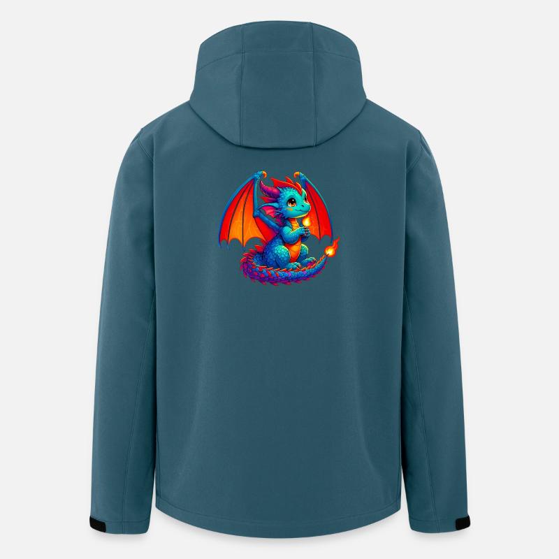 Dragon - Veste softshell homme en polyester recyclé Stanley/Stella - bleu pétrole foncé