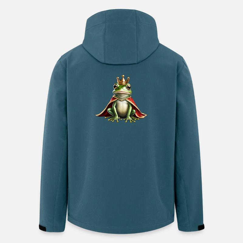 Der Froschkönig - Recycelte Männer Softshell-Jacke von Stanley/Stella - Dunkles Petrol
