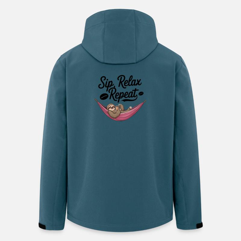 Sip, Relax, Repeat - Men’s Recycled Softshell Jacket by Stanley/Stella - stargazer
