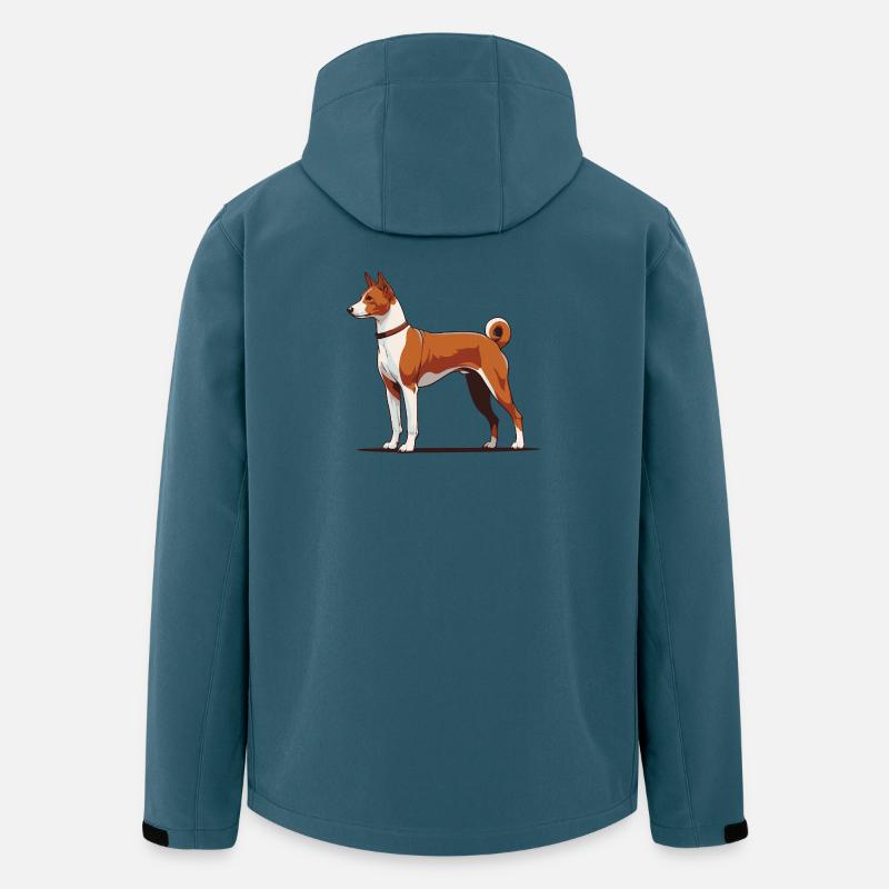 Basenji - Veste softshell homme en polyester recyclé Stanley/Stella - bleu pétrole foncé