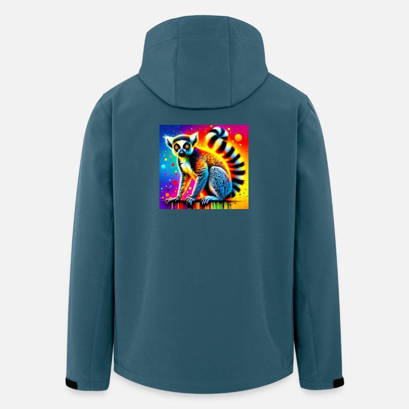 Lemur - Recycelte Männer Softshell-Jacke von Stanley/Stella - Dunkles Petrol