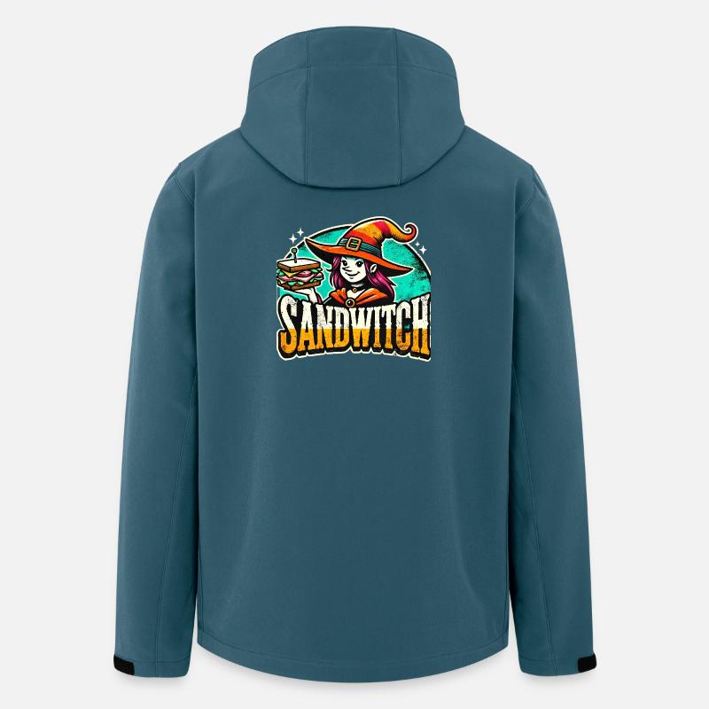 Sandwitch Witch Sandwich Funny Halloween - Men’s Recycled Softshell Jacket by Stanley/Stella - stargazer