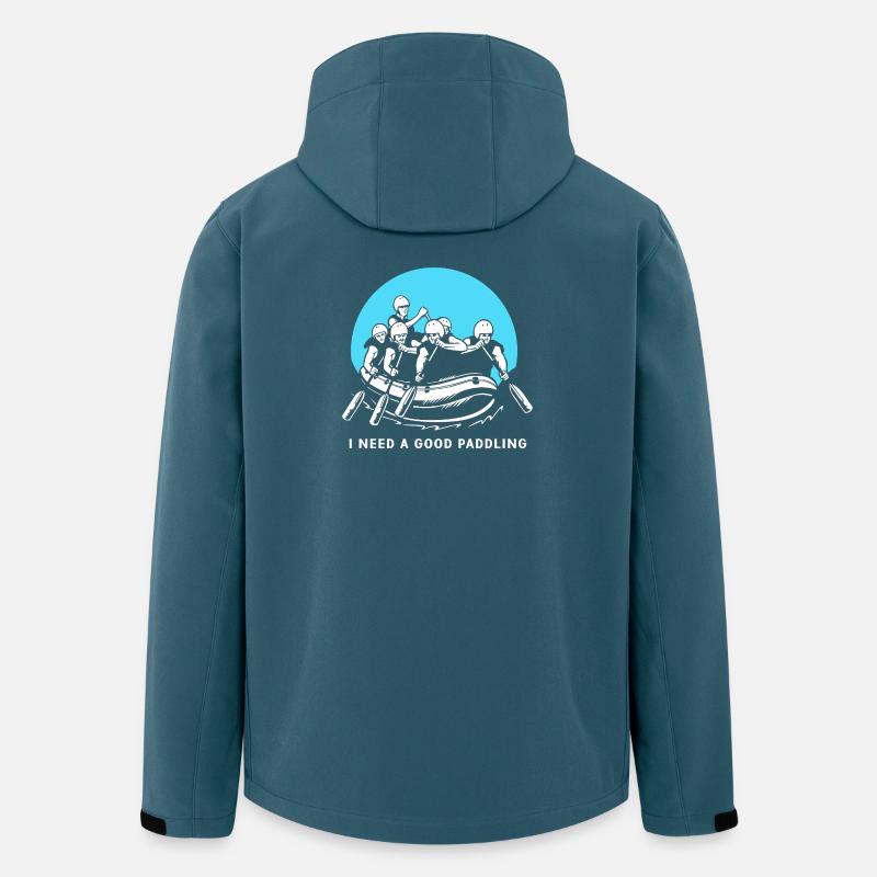 Rafting Kayaking Kayaking Paddle Boat - Men’s Recycled Softshell Jacket by Stanley/Stella - stargazer