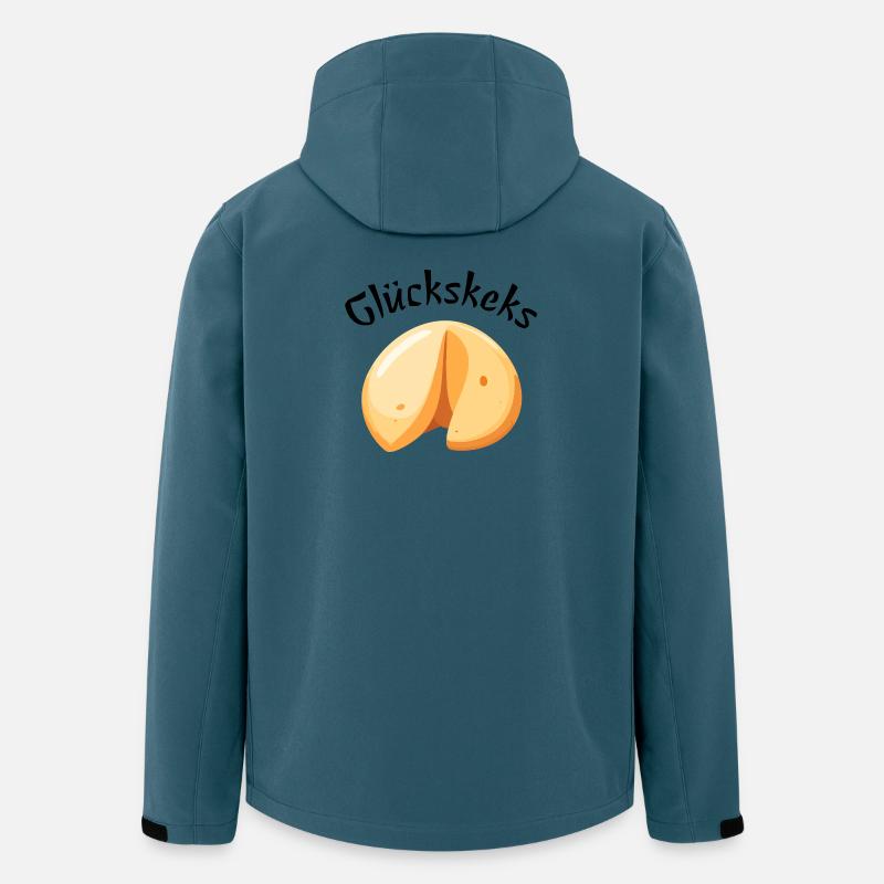 Glückskeks Karneval Kostüm - Glückskeks Tshirt - Recycelte Männer Softshell-Jacke von Stanley/Stella - Dunkles Petrol