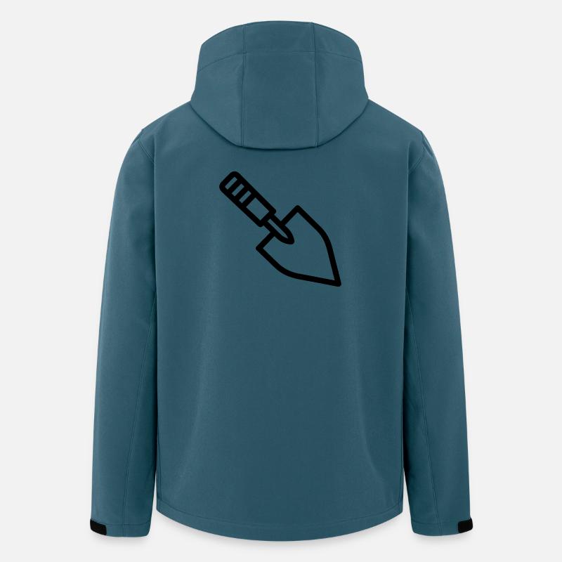 Kelle - Recycelte Männer Softshell-Jacke von Stanley/Stella - Dunkles Petrol