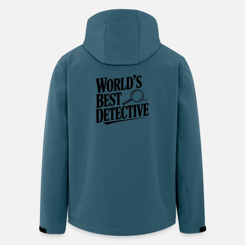 Bester Detektiv der Welt - Recycelte Männer Softshell-Jacke von Stanley/Stella - Dunkles Petrol