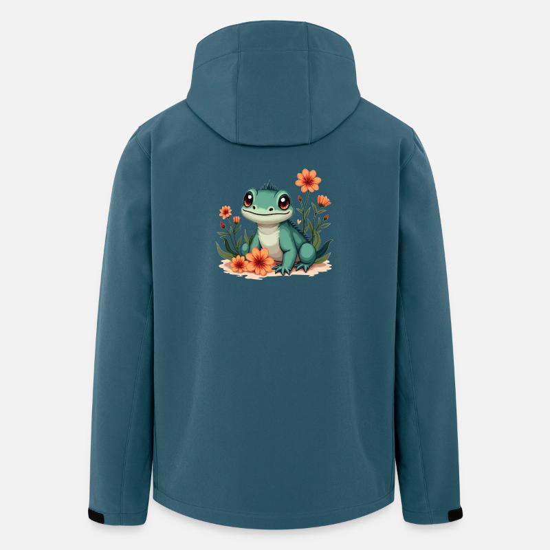 Leguan - Recycelte Männer Softshell-Jacke von Stanley/Stella - Dunkles Petrol