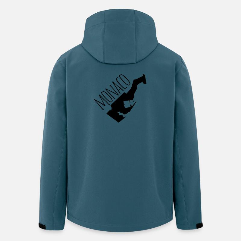 Monaco - Recycelte Männer Softshell-Jacke von Stanley/Stella - Dunkles Petrol