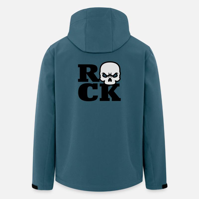 Rock Skull - Men’s Recycled Softshell Jacket by Stanley/Stella - stargazer