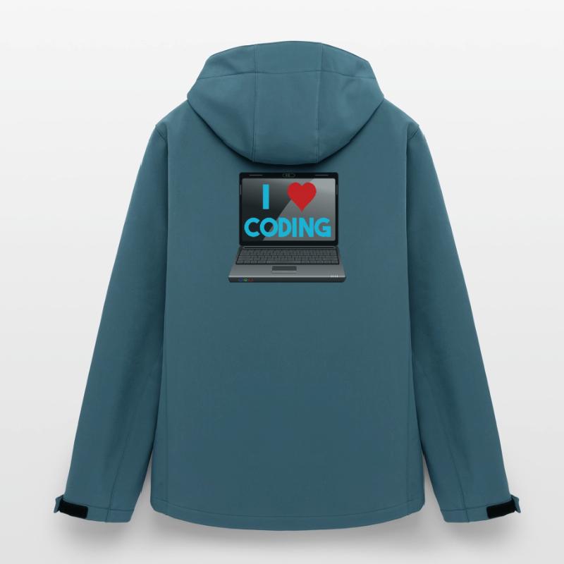 Programming, Programmer, Computer Scientist Men’s Recycled Softshell Jacket by Stanley/Stella
