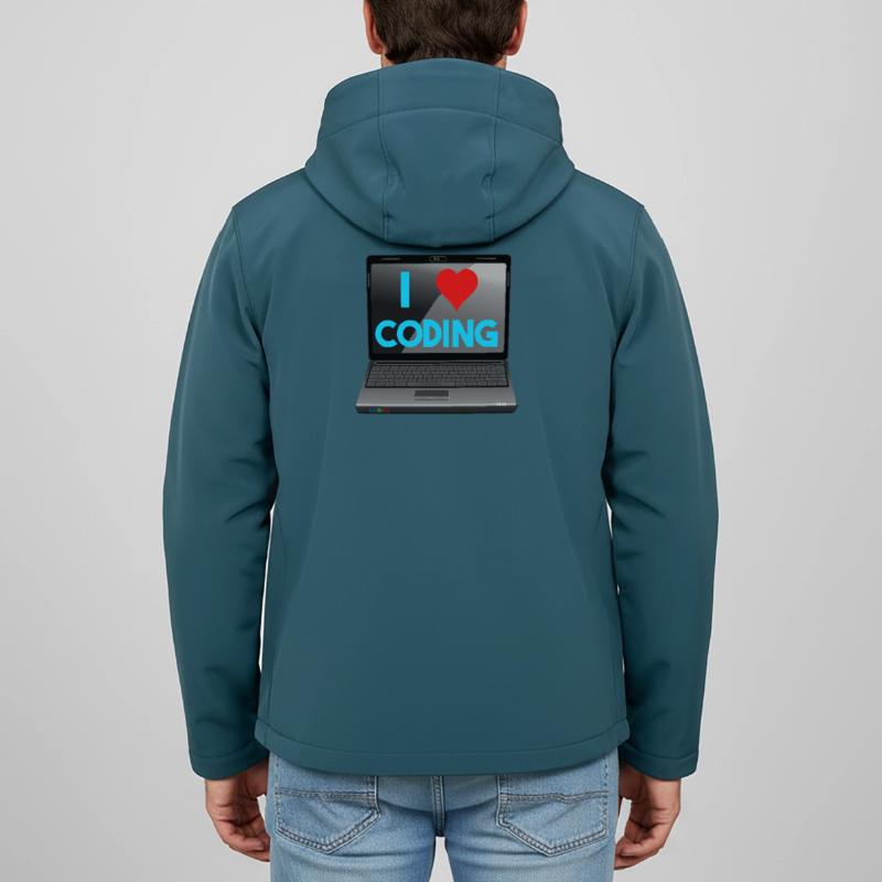 Programming, Programmer, Computer Scientist Men’s Recycled Softshell Jacket by Stanley/Stella