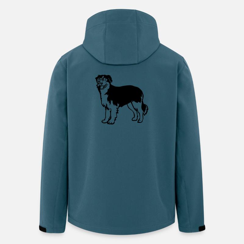 Australian Shepherd - Men’s Recycled Softshell Jacket by Stanley/Stella - stargazer