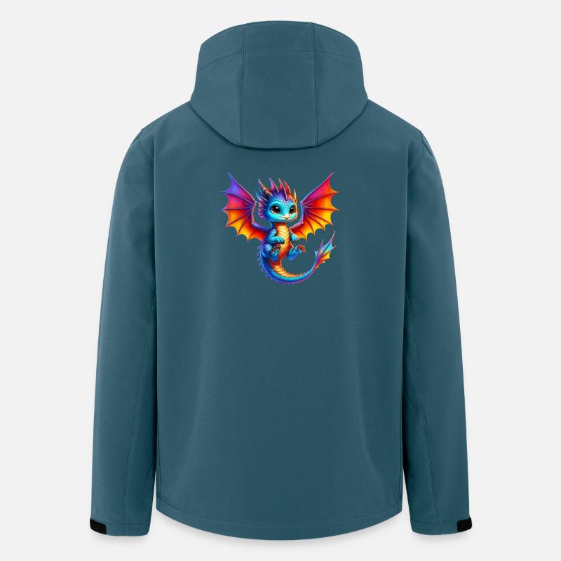 Dragon - Veste softshell homme en polyester recyclé Stanley/Stella - bleu pétrole foncé