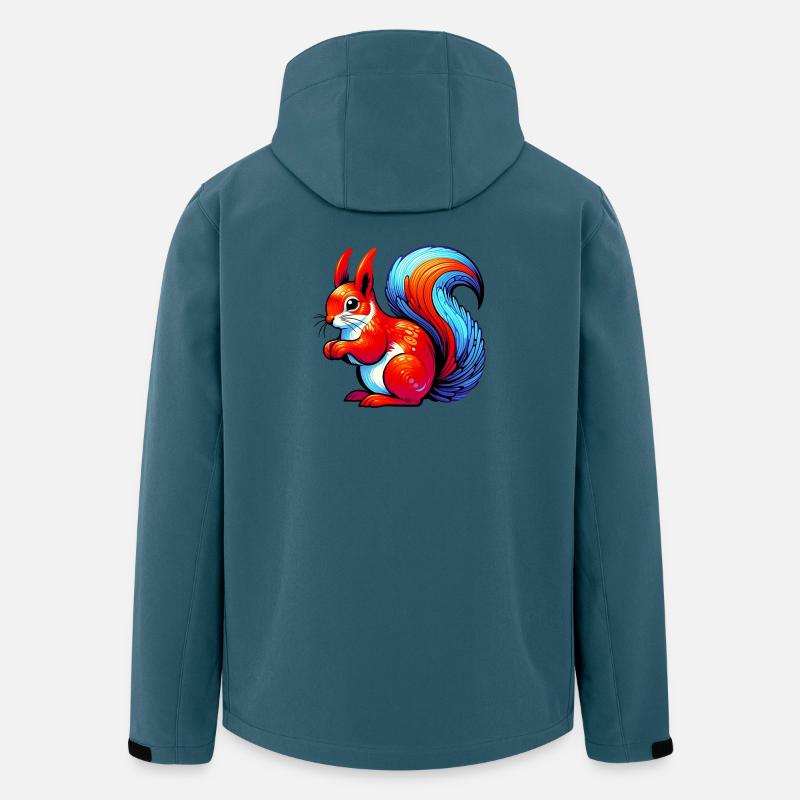 Eichhörnchen - Recycelte Männer Softshell-Jacke von Stanley/Stella - Dunkles Petrol