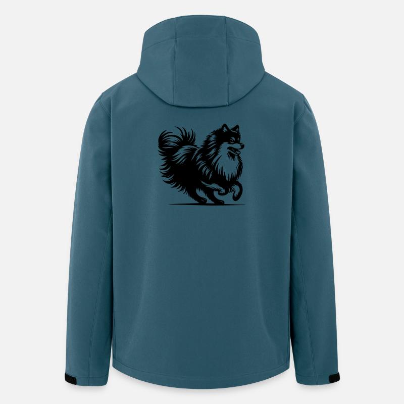 Spitz - Recycelte Männer Softshell-Jacke von Stanley/Stella - Dunkles Petrol