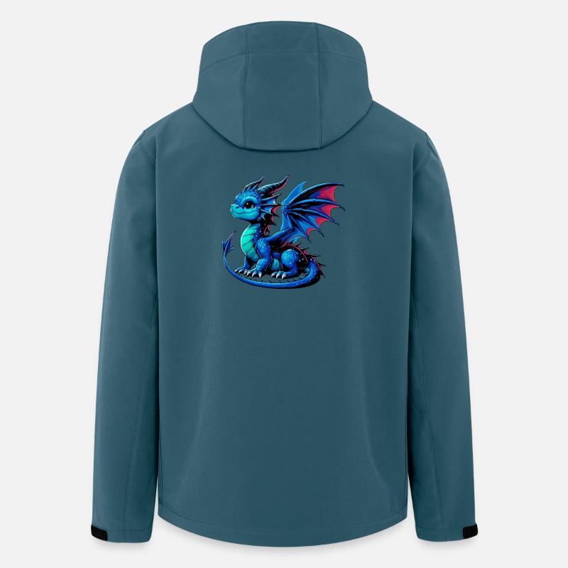 Dragon - Veste softshell homme en polyester recyclé Stanley/Stella - bleu pétrole foncé