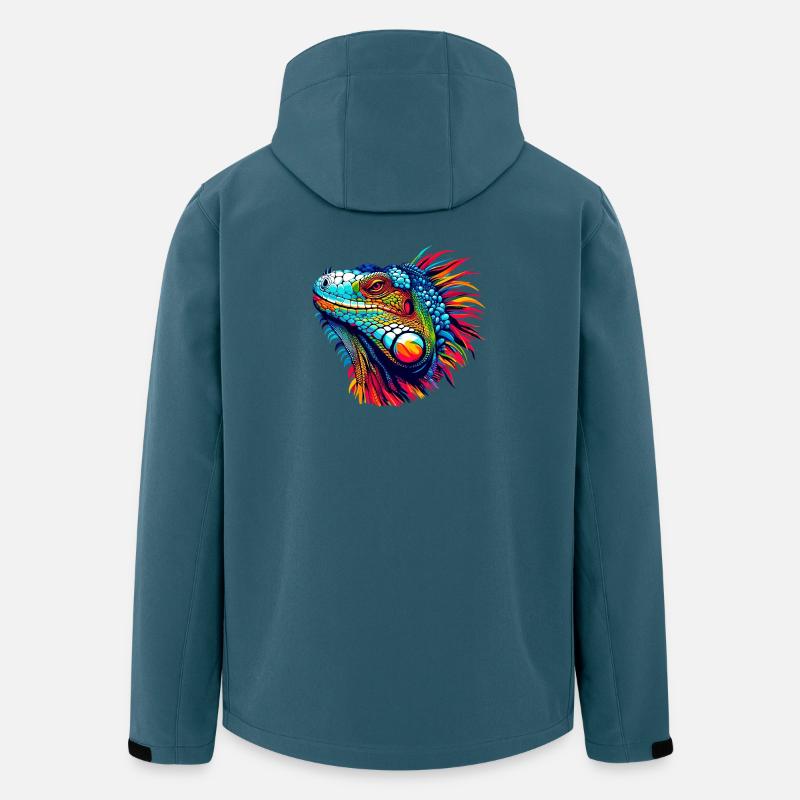 Leguan - Recycelte Männer Softshell-Jacke von Stanley/Stella - Dunkles Petrol