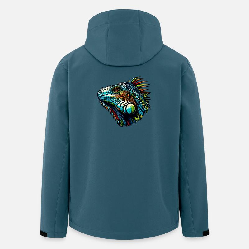 Leguan - Recycelte Männer Softshell-Jacke von Stanley/Stella - Dunkles Petrol