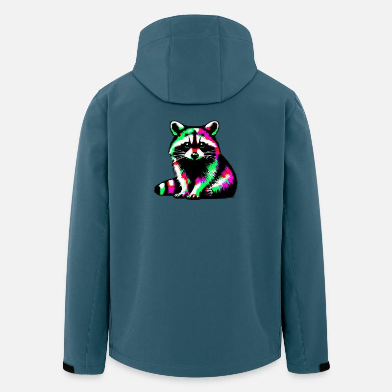 Waschbär - Recycelte Männer Softshell-Jacke von Stanley/Stella - Dunkles Petrol