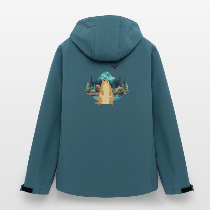 Murmeltier Recycelte Männer Softshell-Jacke von Stanley/Stella