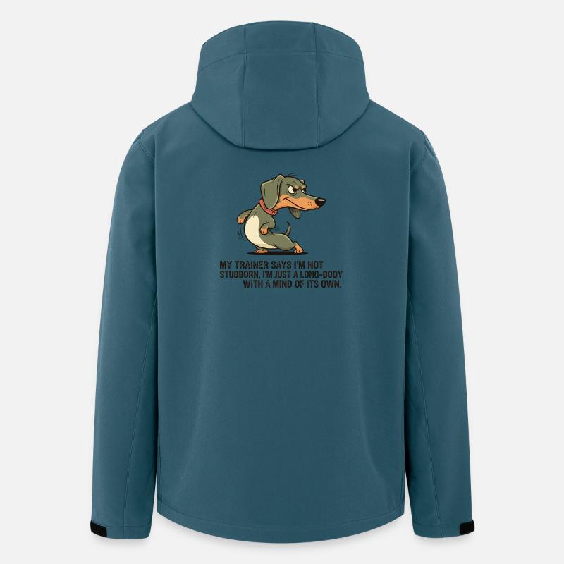 Langkörper mit eigenem Kopf - Recycelte Männer Softshell-Jacke von Stanley/Stella - Dunkles Petrol