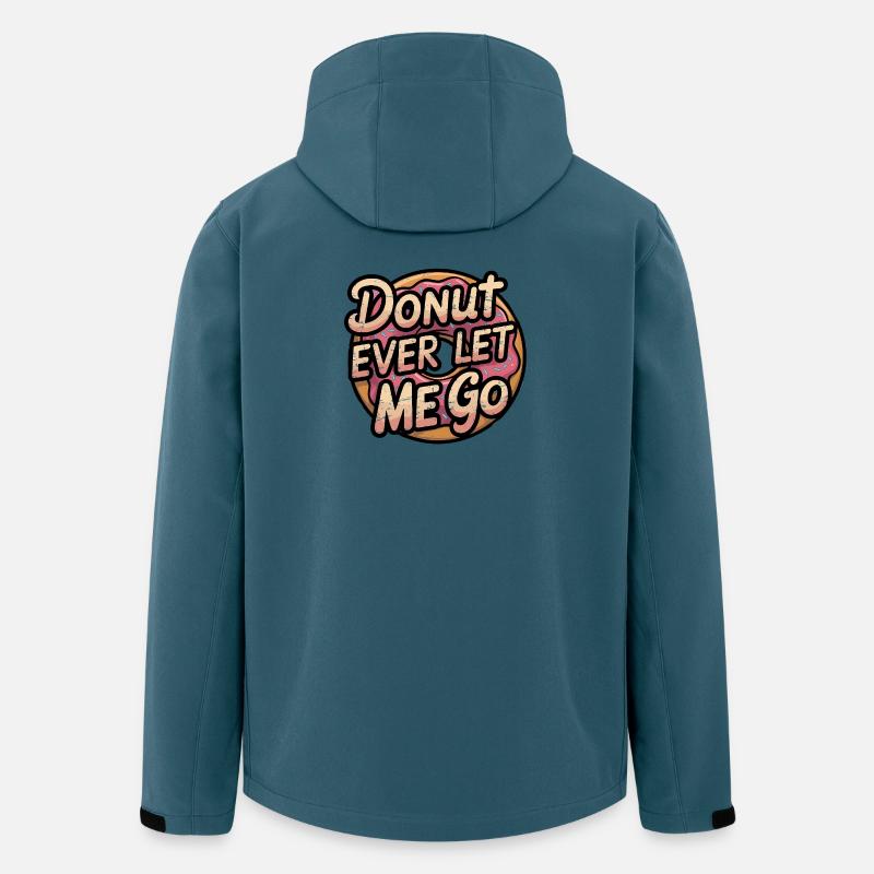 Süßer Donut-Spruch, Beziehung - Recycelte Männer Softshell-Jacke von Stanley/Stella - Dunkles Petrol