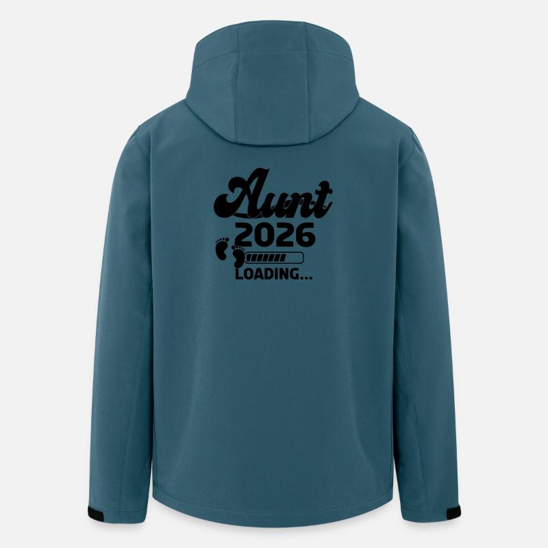 Aunt 2026 Loading - Recycelte Männer Softshell-Jacke von Stanley/Stella - Dunkles Petrol
