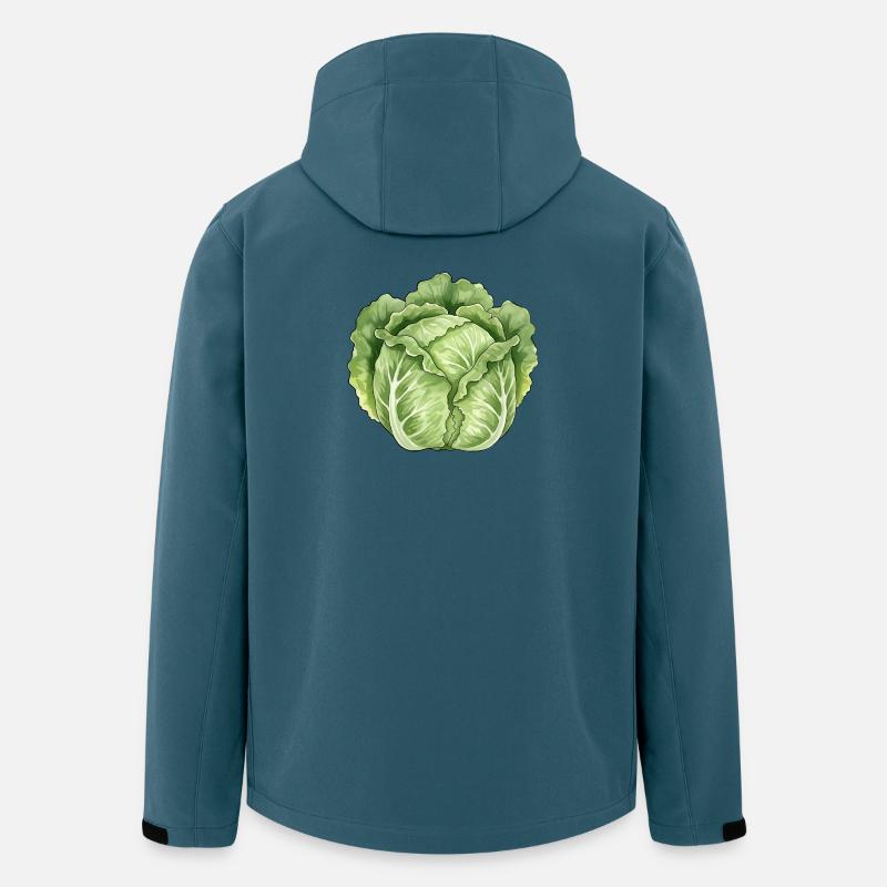 Kopfsalat Blattkunst - Recycelte Männer Softshell-Jacke von Stanley/Stella - Dunkles Petrol