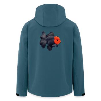 Grade Black Oranda with Red Head HQ Goldfish - Men’s Recycled Softshell Jacket by Stanley/Stella - stargazer - Back - AI Model Male 185 light (185cm)