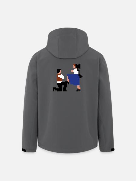 Šij, luby šewco šij... - Recycelte Männer Softshell-Jacke von Stanley/Stella - Dunkles Petrol