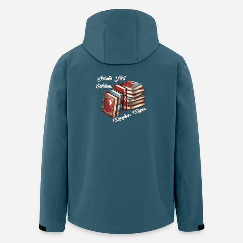 White Book - Recycelte Männer Softshell-Jacke von Stanley/Stella - Dunkles Petrol