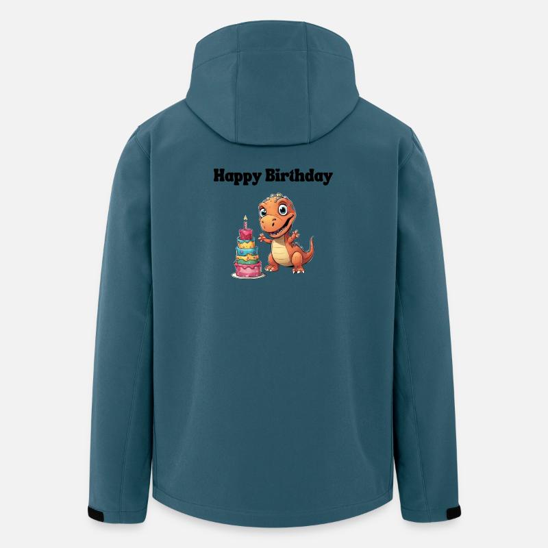 Happy Birthday - Herzlichen Glückwunsch - Recycelte Männer Softshell-Jacke von Stanley/Stella - Dunkles Petrol
