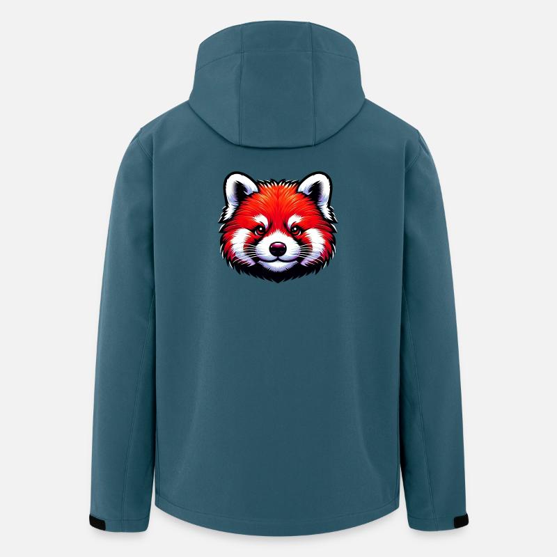 Kleiner Panda - Recycelte Männer Softshell-Jacke von Stanley/Stella - Dunkles Petrol