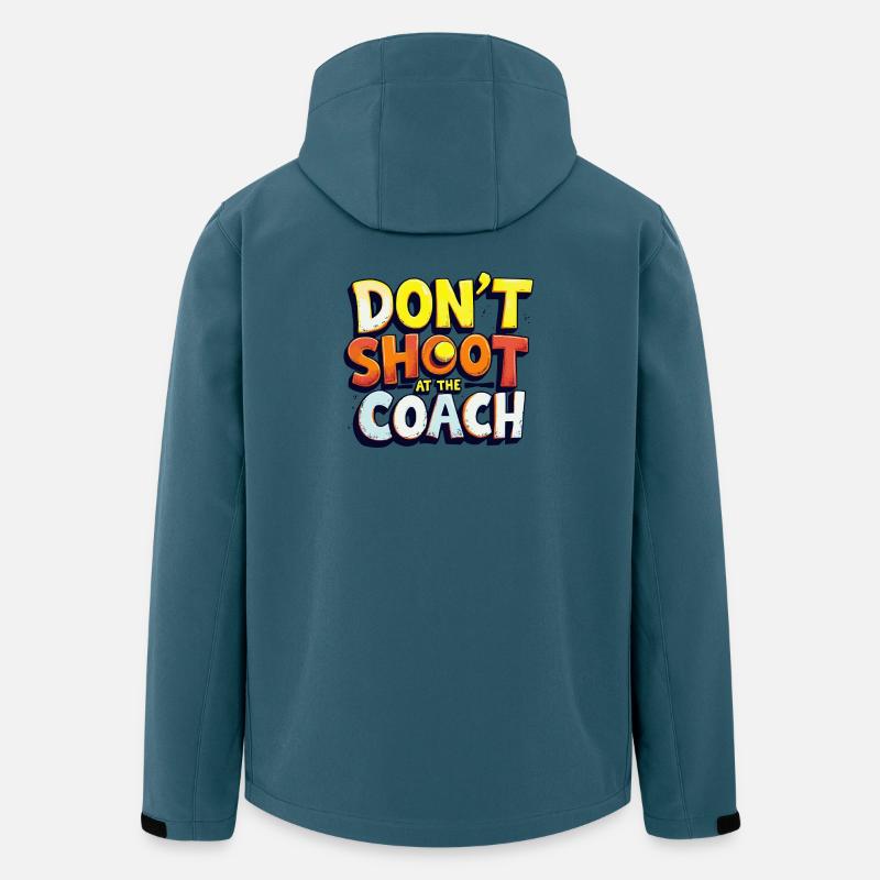Nicht auf den Trainer schießen - Recycelte Männer Softshell-Jacke von Stanley/Stella - Dunkles Petrol