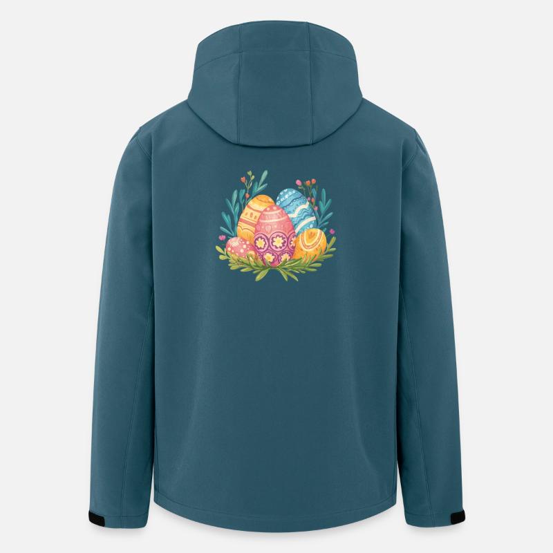 Påskeæg - Stanley/Stella herre softshelljakke i genanvendt polyester - mørk petrol