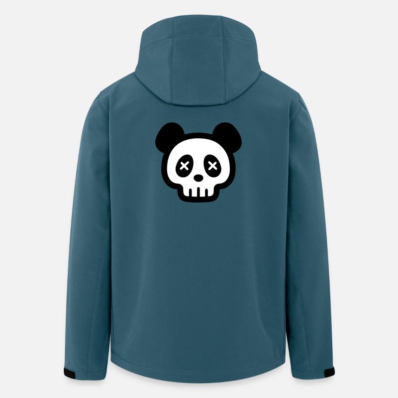 Panda Skull Skeleton - Men’s Recycled Softshell Jacket by Stanley/Stella - stargazer