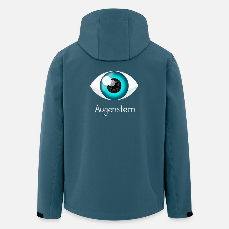 Augenstern - Recycelte Männer Softshell-Jacke von Stanley/Stella - Dunkles Petrol