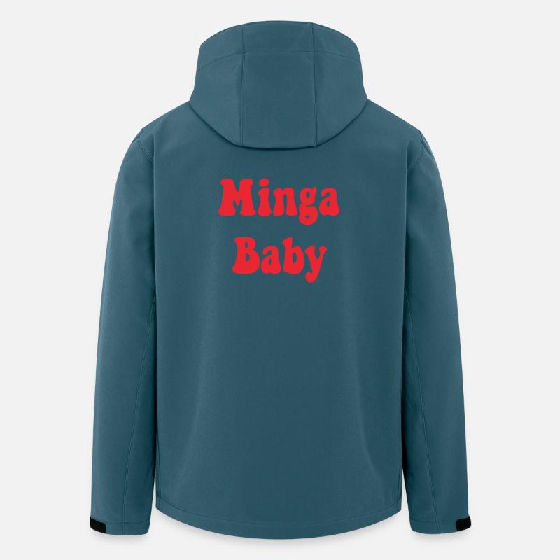 Minga Baby - Recycelte Männer Softshell-Jacke von Stanley/Stella - Dunkles Petrol