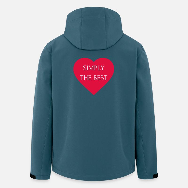Simply the Best - Recycelte Männer Softshell-Jacke von Stanley/Stella - Dunkles Petrol