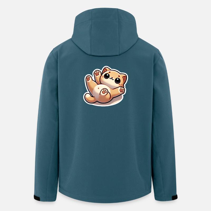 Belly Rubs - Recycelte Männer Softshell-Jacke von Stanley/Stella - Dunkles Petrol