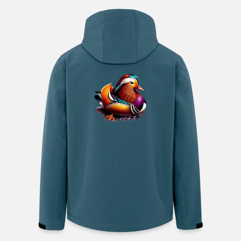 Mandarinente - Recycelte Männer Softshell-Jacke von Stanley/Stella - Dunkles Petrol