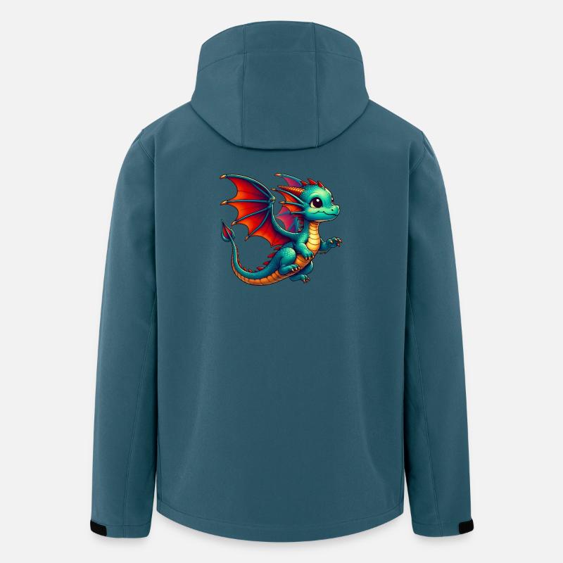Dragon - Veste softshell homme en polyester recyclé Stanley/Stella - bleu pétrole foncé