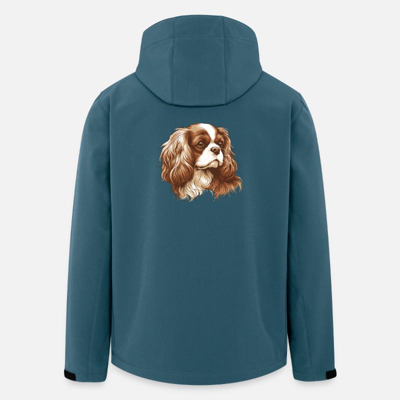 Cavalier King Charles Spaniel - Men’s Recycled Softshell Jacket by Stanley/Stella - stargazer