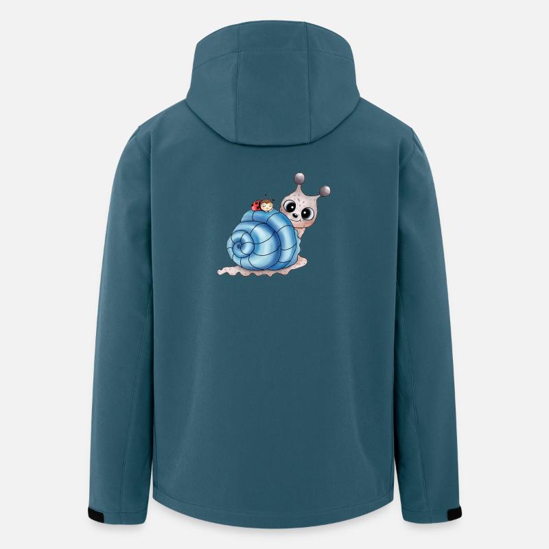 schneckenhaus blau - Recycelte Männer Softshell-Jacke von Stanley/Stella - Dunkles Petrol