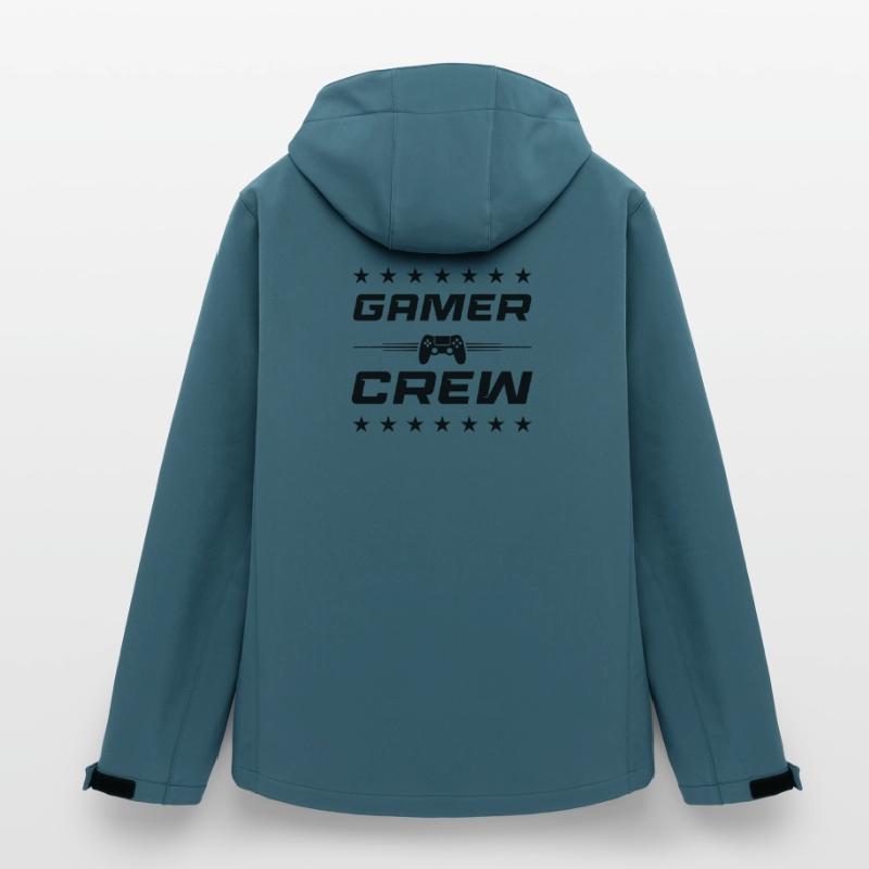 Gamepad Controller Men’s Recycled Softshell Jacket Discoverer by Stanley/Stella